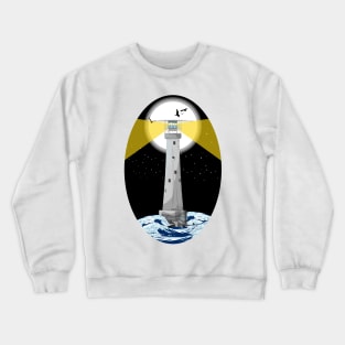 bishop rock lighthouse Crewneck Sweatshirt